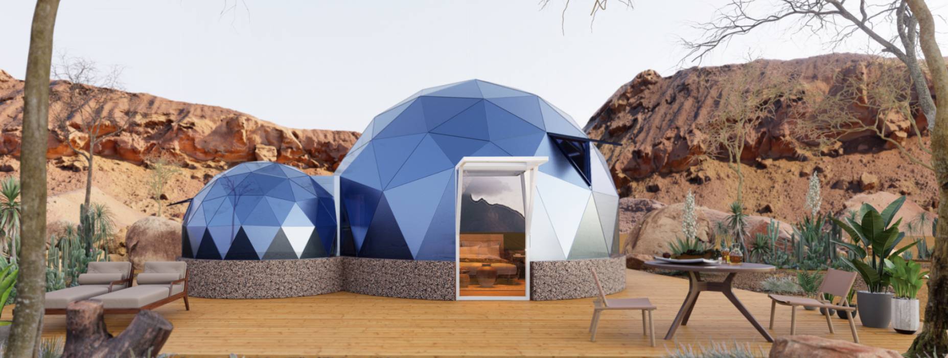 回民区球形智能光伏玻璃星空房